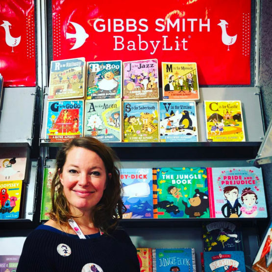 3b.The BabyLit stand Make Art That Sells MATS Students at the Bologna Children's Book Fair