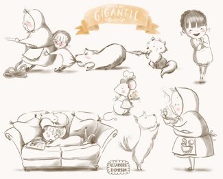 ALEXANDRA THOMPSON Make Art That Sells Illustrating Children's Books Student Showcase part 10 {Oct 2016 class}