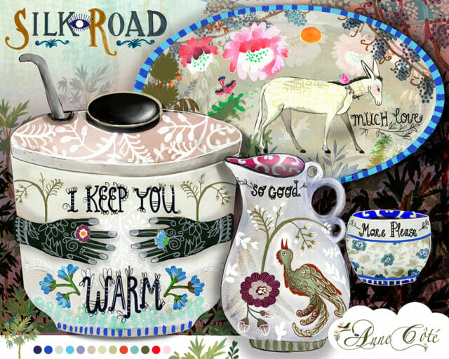 ANNE COTE CERAMICS for Creating Collections for Home Decor
