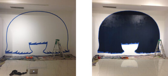 Mural by illustrator Allison Cole 1 Mural by illustrator Allison Cole mural