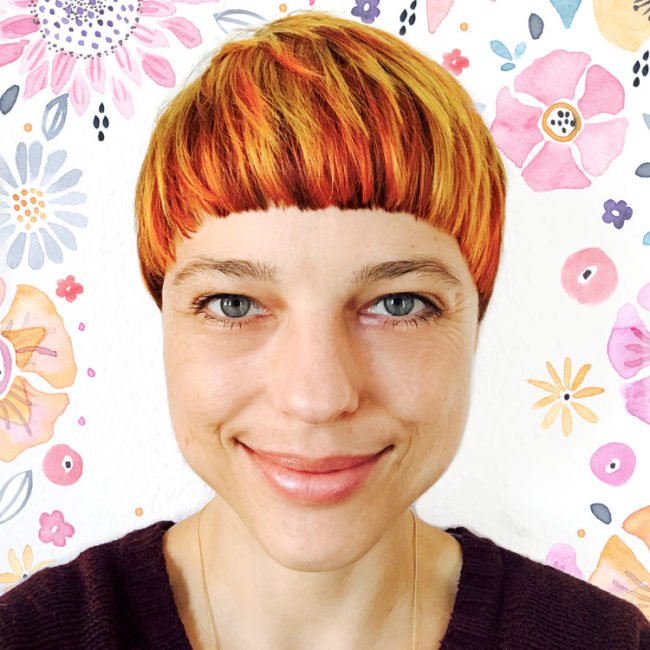 Meet the six new artists being represented by Lilla Rogers Studio! 17 Anke Rega profilepic flowers Make Art That Sells Meet the six new artists being represented by Lilla Rogers Studio!