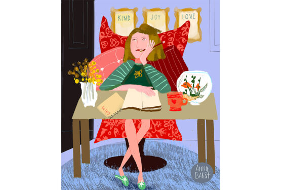 Illustration for class by Annie Bakst