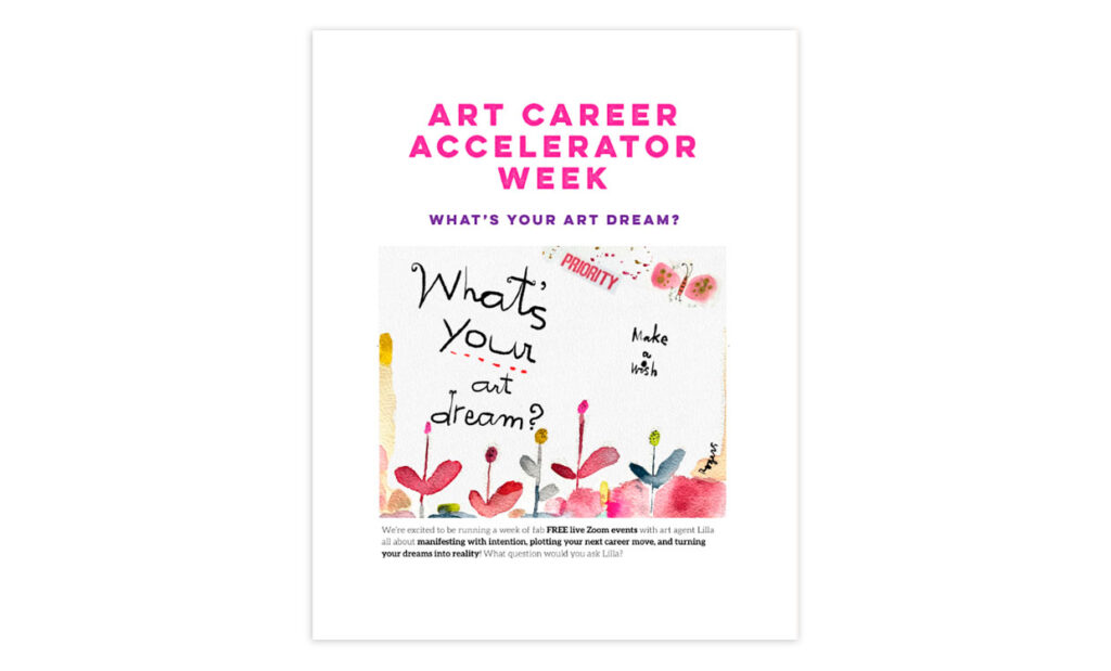 Art Career Accelerator What's Your Dream Art Career Accelerator What's Your Dream