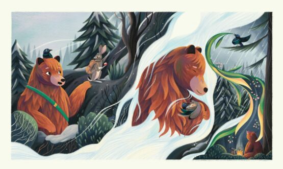 Get represented by Lilla Rogers and get art gigs like these 1 Brian Lambert NRL TheTreasure MagicCatPublishing Spread9