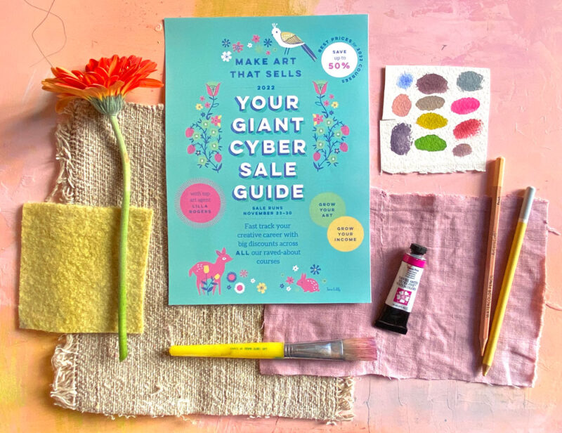 The Make Art That Sells Sale starts TODAY! Get your FREE sale guide