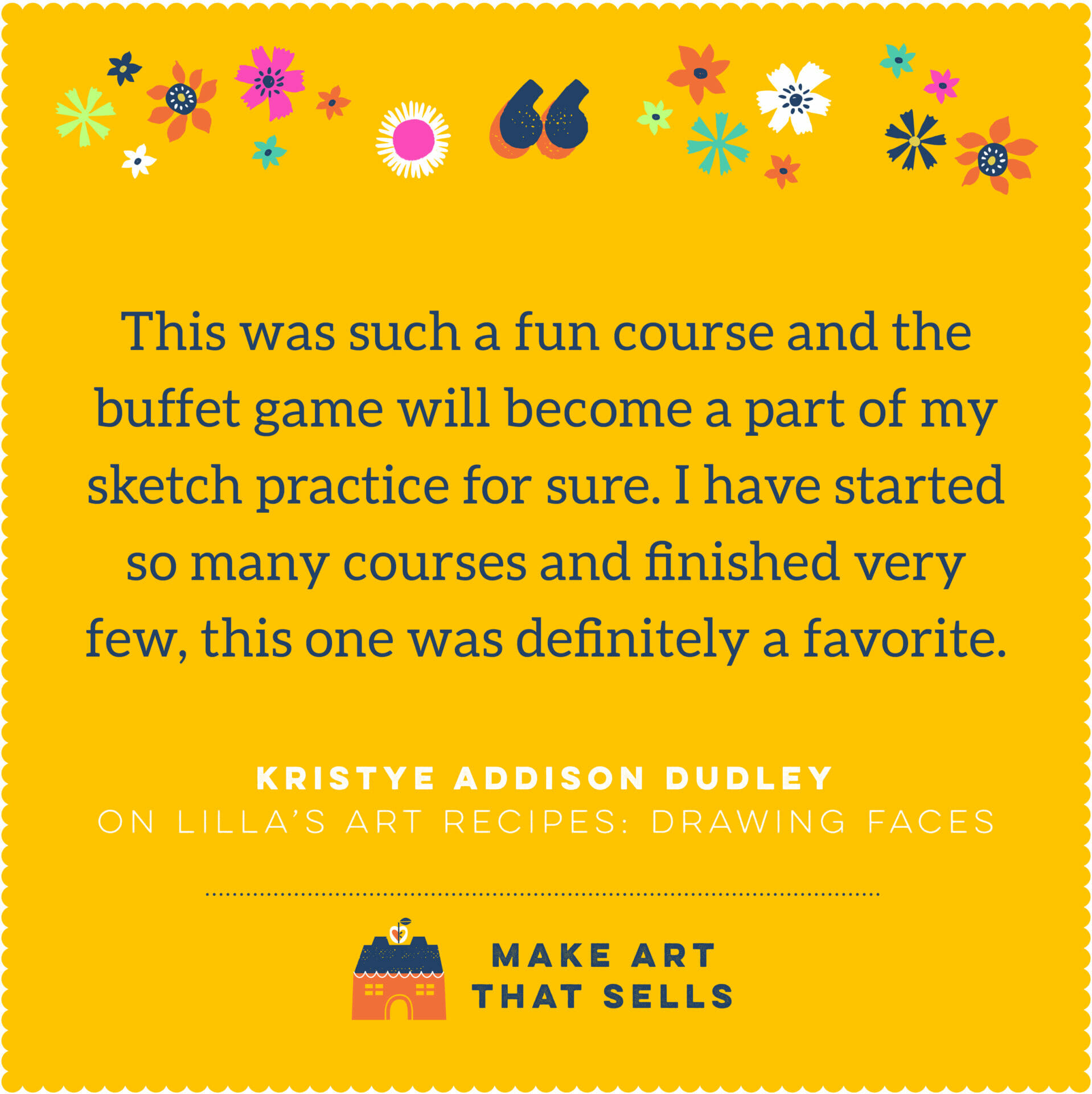 Drawing Faces testimonial 1