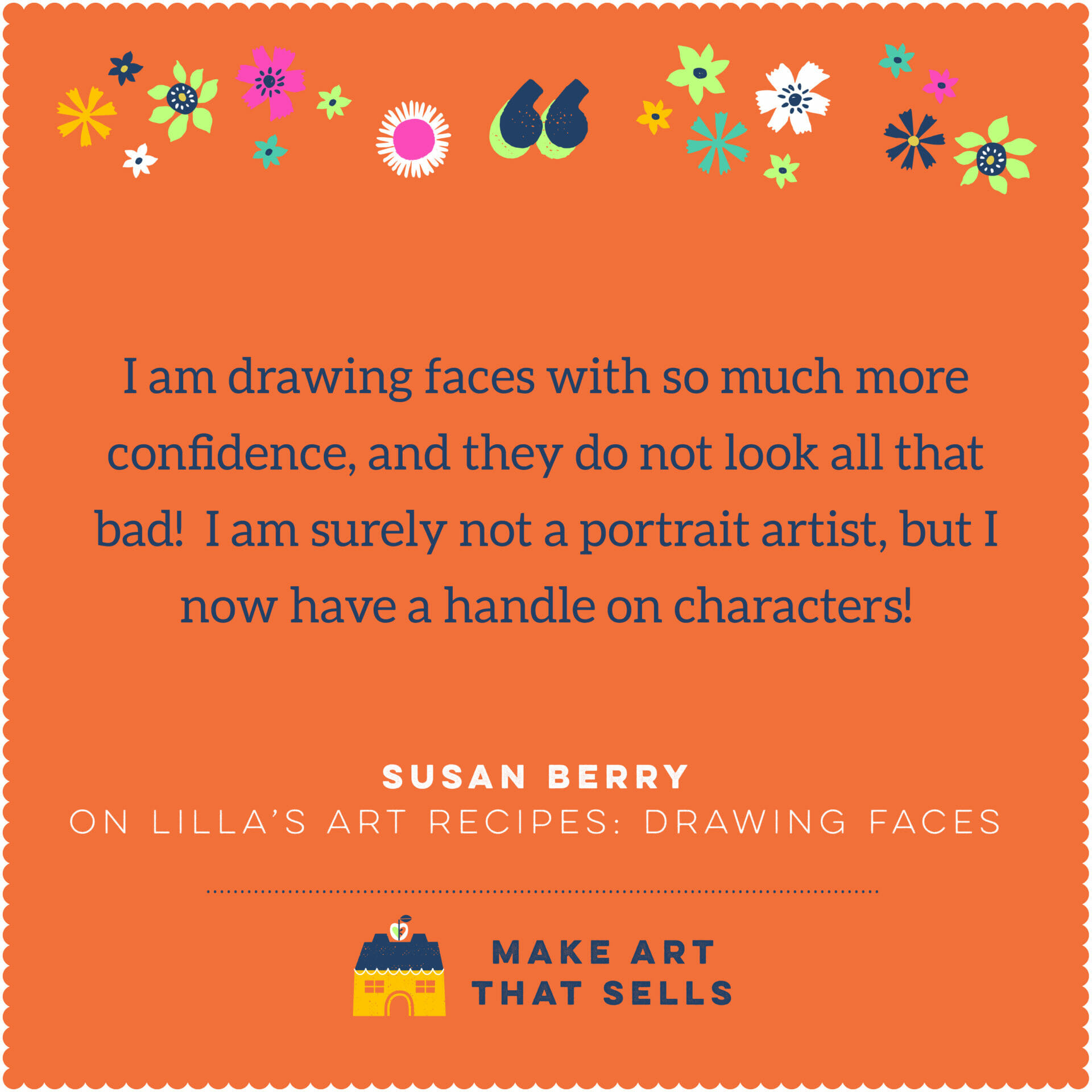 Drawing Faces testimonial 3