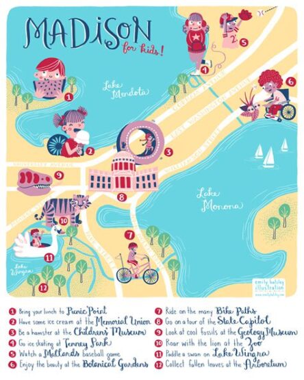 Art by illustrator Emily Balsely for Make Art That Sells