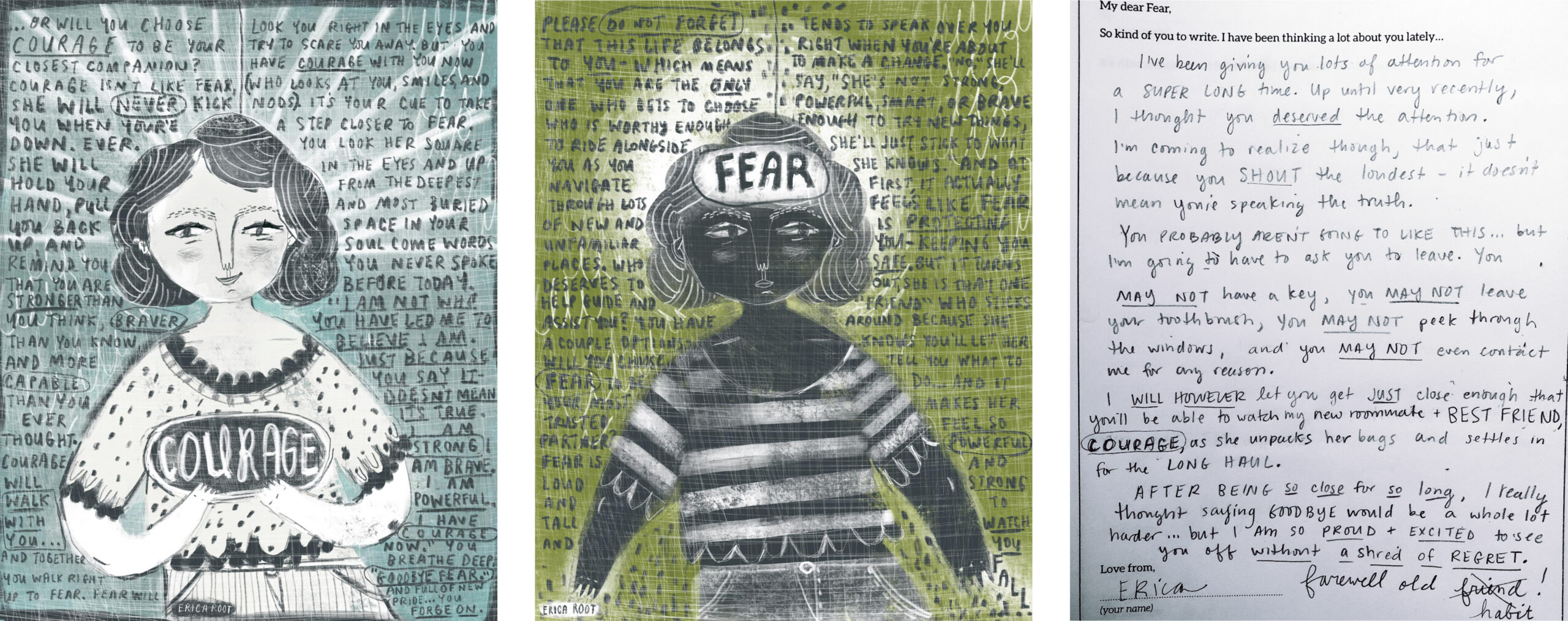 Erica Root courage fear Erica Root courage fear