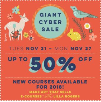 The MATS GIANT CYBER SALE is HERE! 30-50% off everything!! 1 GIANT CYBER SALE 1 800x800 Make Art That Sells The MATS GIANT CYBER SALE is HERE! 30-50% off everything!!