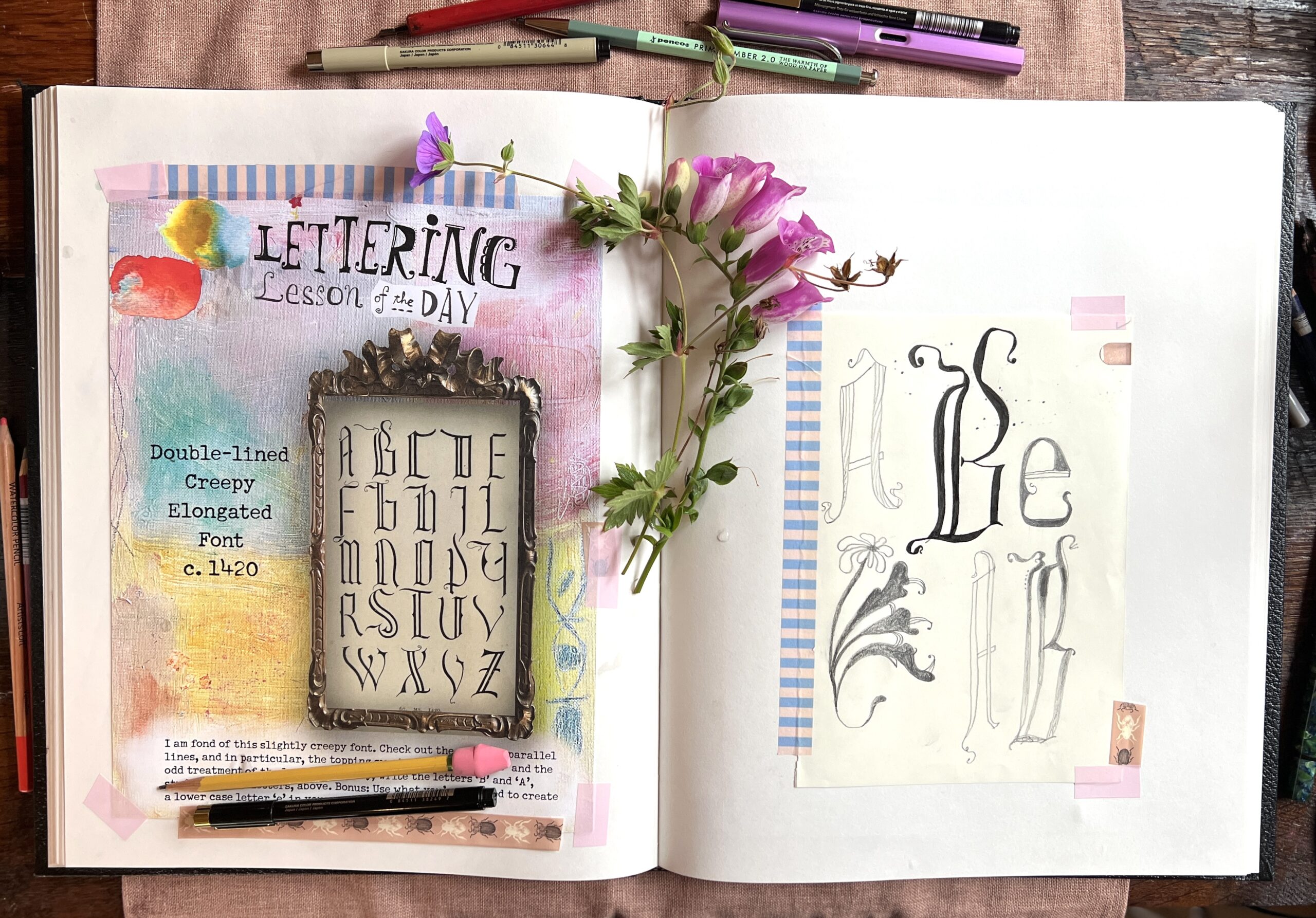 How to do lettering