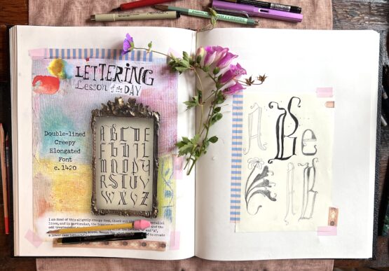 Lilla art on assignment lettering