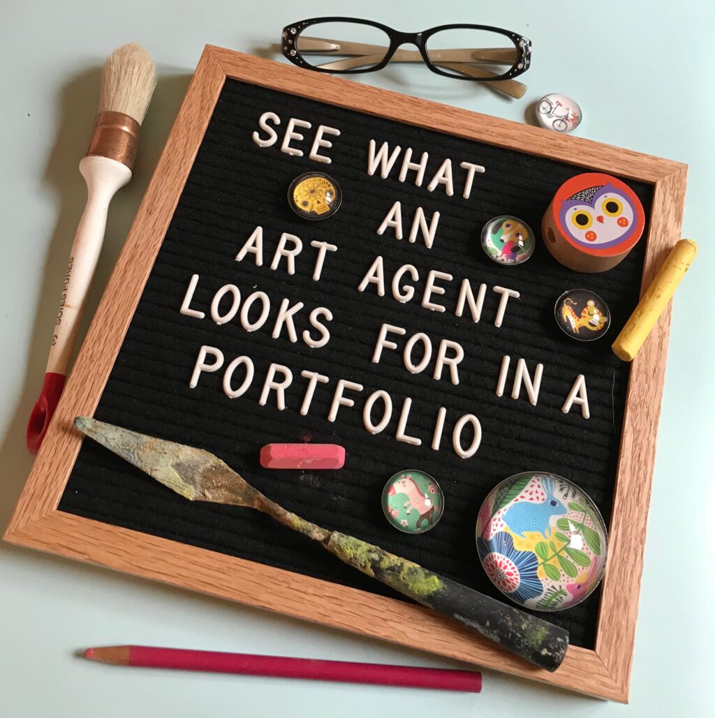 See what an art agent looks for in a portfolio