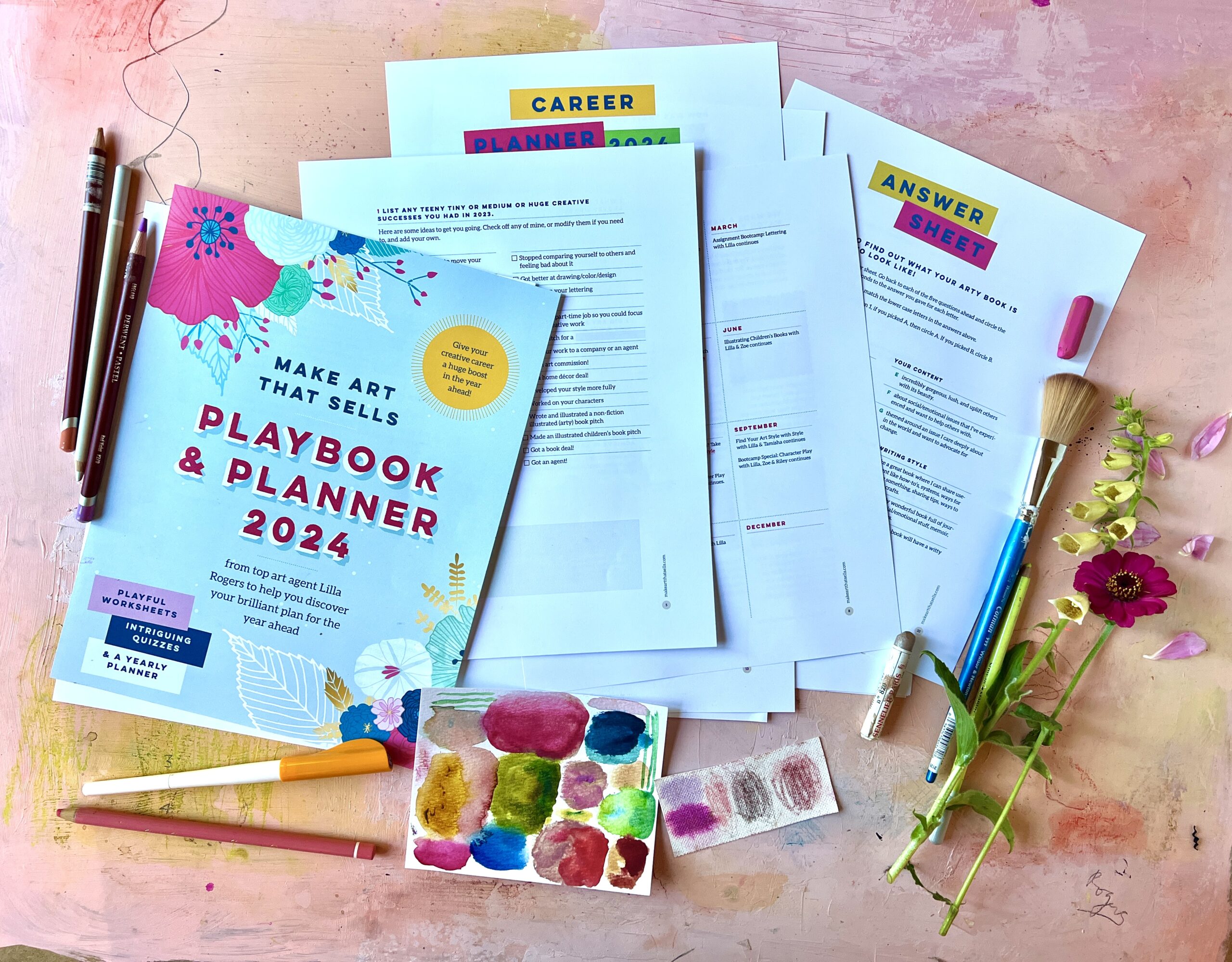 FREE 2024 creative career planner