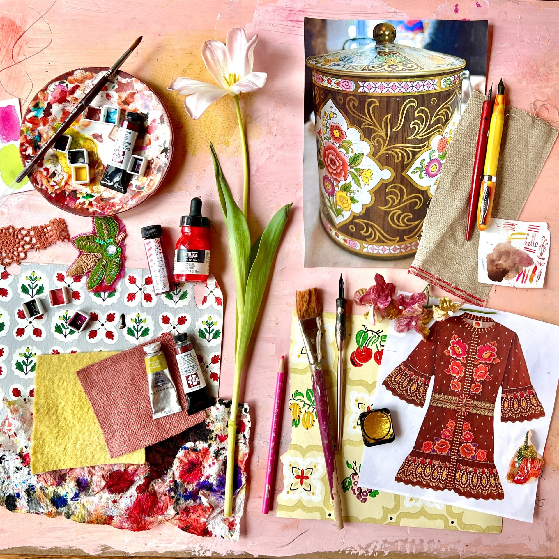 Find Your Art Style with Style Flatlay