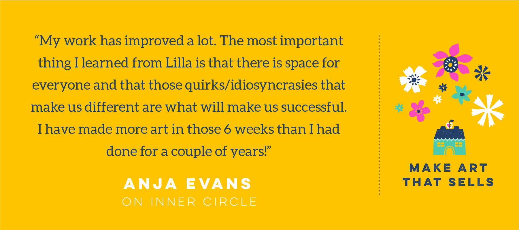 Inner Circle Anja Evans testimonial