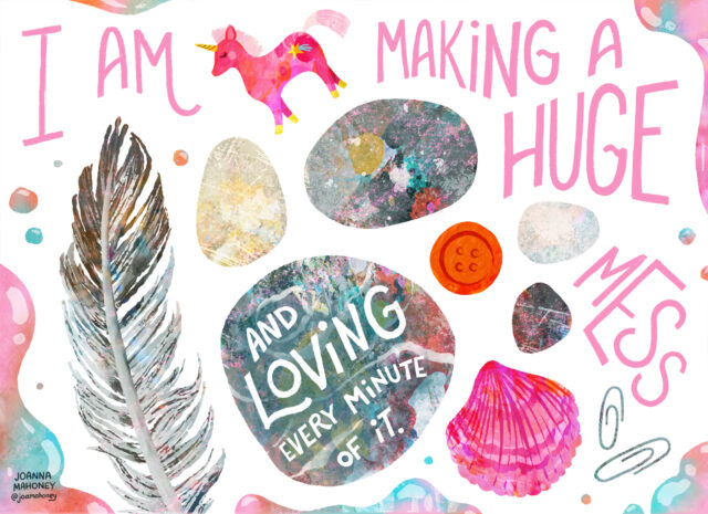 illustration by JOANNA MAHONEY for Manifest Your Dream Creative Career