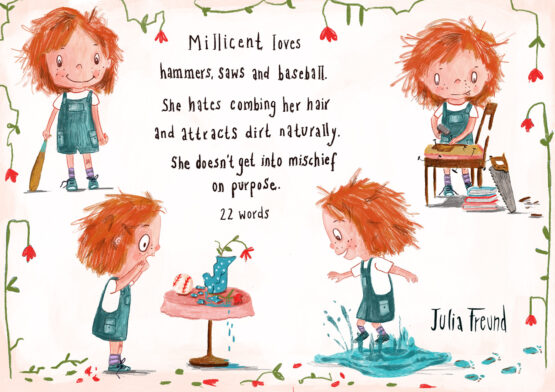 CLAUDIA MARIANNO MKBP22 week2 2 JULIA FREUND illustration for My Kid Book Pitch online art course