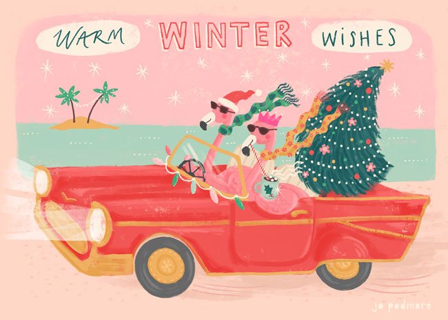 Jo Podmore Make Art That Sells Happy holidays from MATS! REVEALED: our winning holiday card! Plus our holiday gift to you