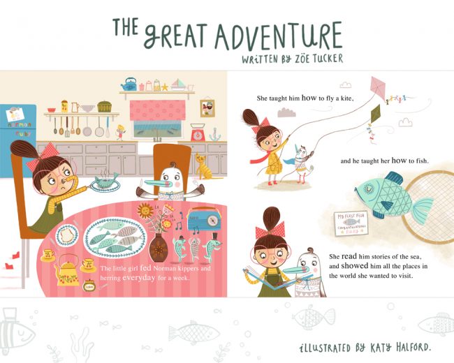 Land your dream job! 6 Fabulous tips for illustrating a children’s book 6 Katy Halford copy Make Art That Sells Land your dream job! 6 Fabulous tips for illustrating a children’s book