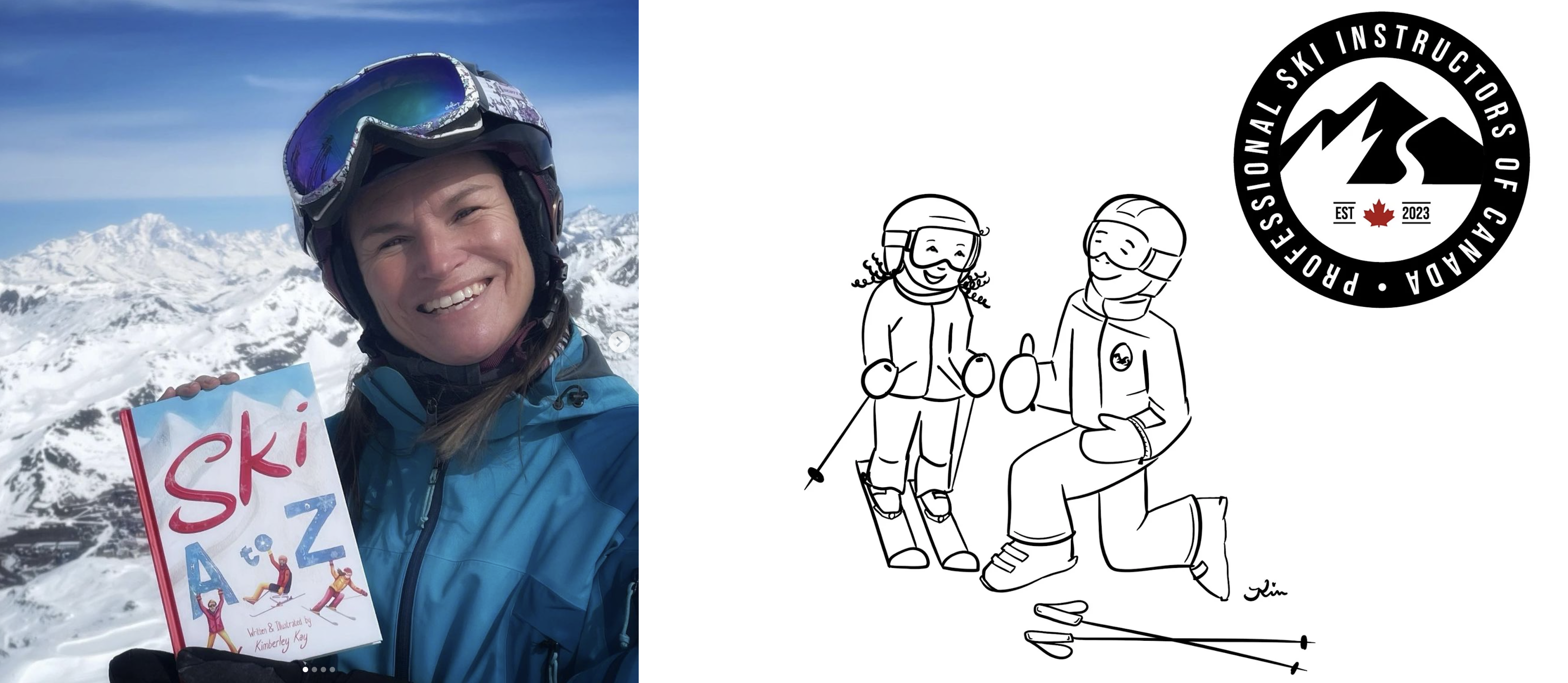 Kim AZ Ski and illust