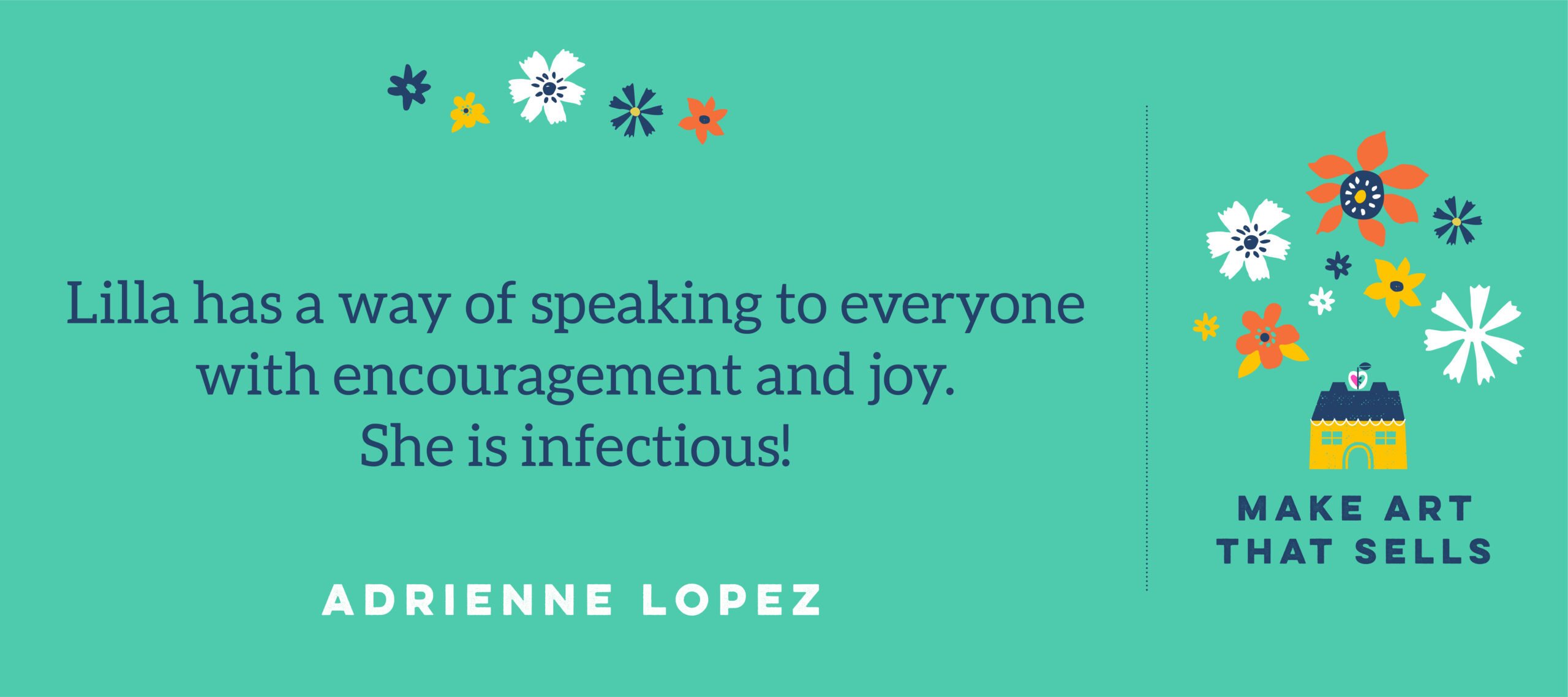 Lilla as teacher testimonial Adrienne