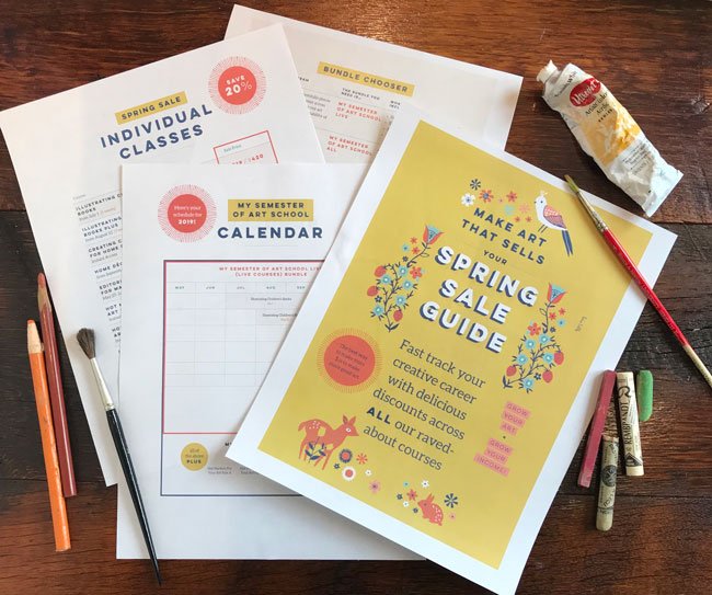 Lilla sale guide arty photo 1 Make Art That Sells Get your FREE career planning worksheet, plus Lilla’s video of all the cool art jobs out there