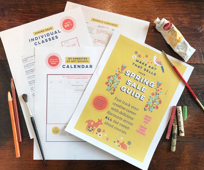 Lilla sale guide arty photo Make Art That Sells REVEALED! All our spring sale goodness – hurry or you’ll miss it!