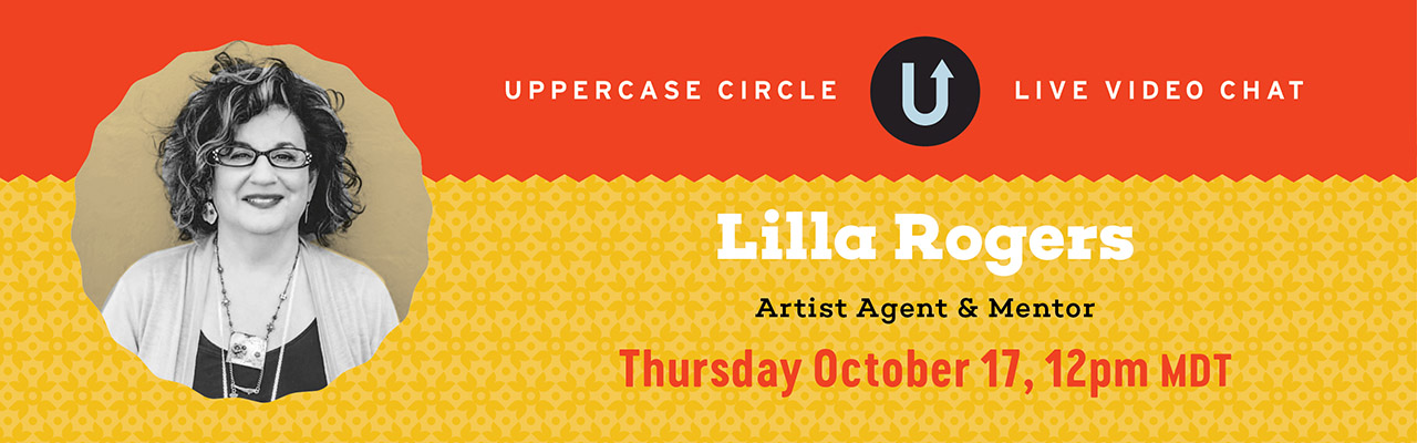 LillaRogersUPPERCASEbannerweb1 Make Art That Sells Get your FREE Find the Concept Game download