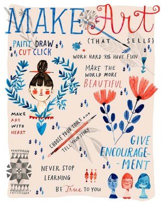 MANI2016 ABIGAIL HALPIN Make Art That Sells Manifesto Monday 2016 {part 13}