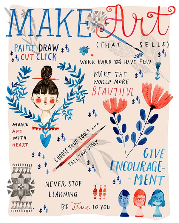 MANI2016 ABIGAIL HALPIN Make Art That Sells WIN a spot in Assignment Bootcamp 2020!