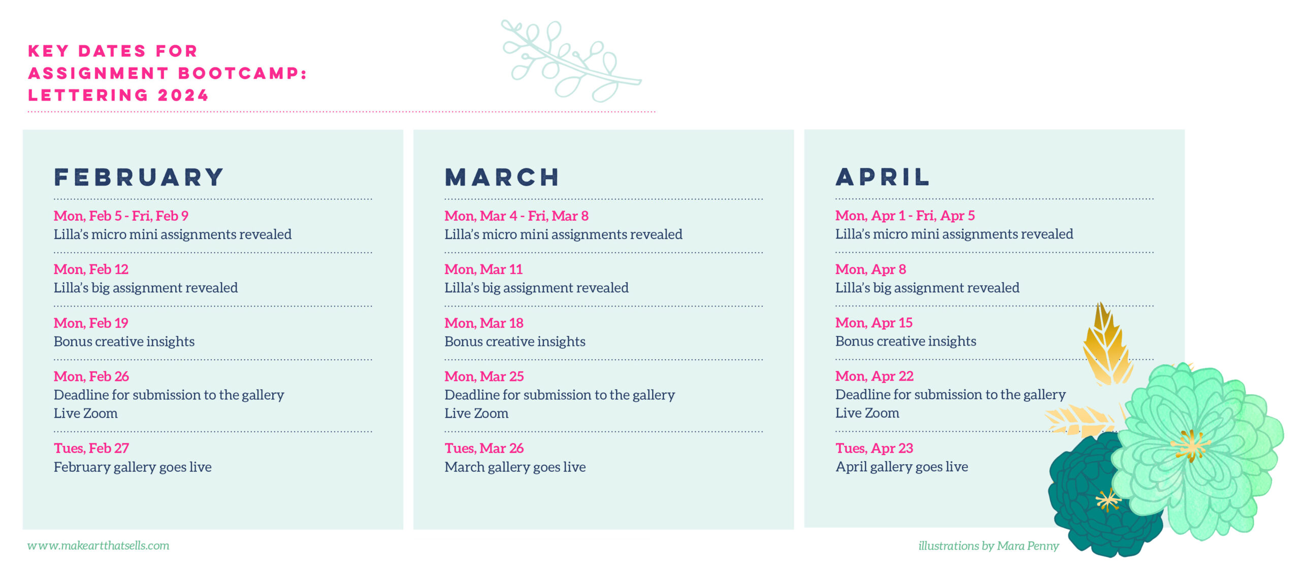 MATS BC2024 SCHEDULE