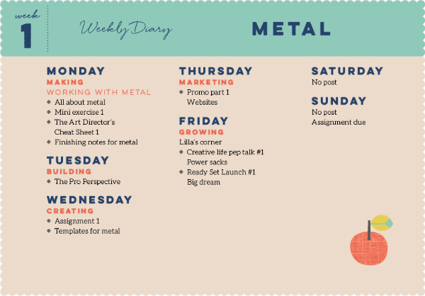 MATS C diary week 1