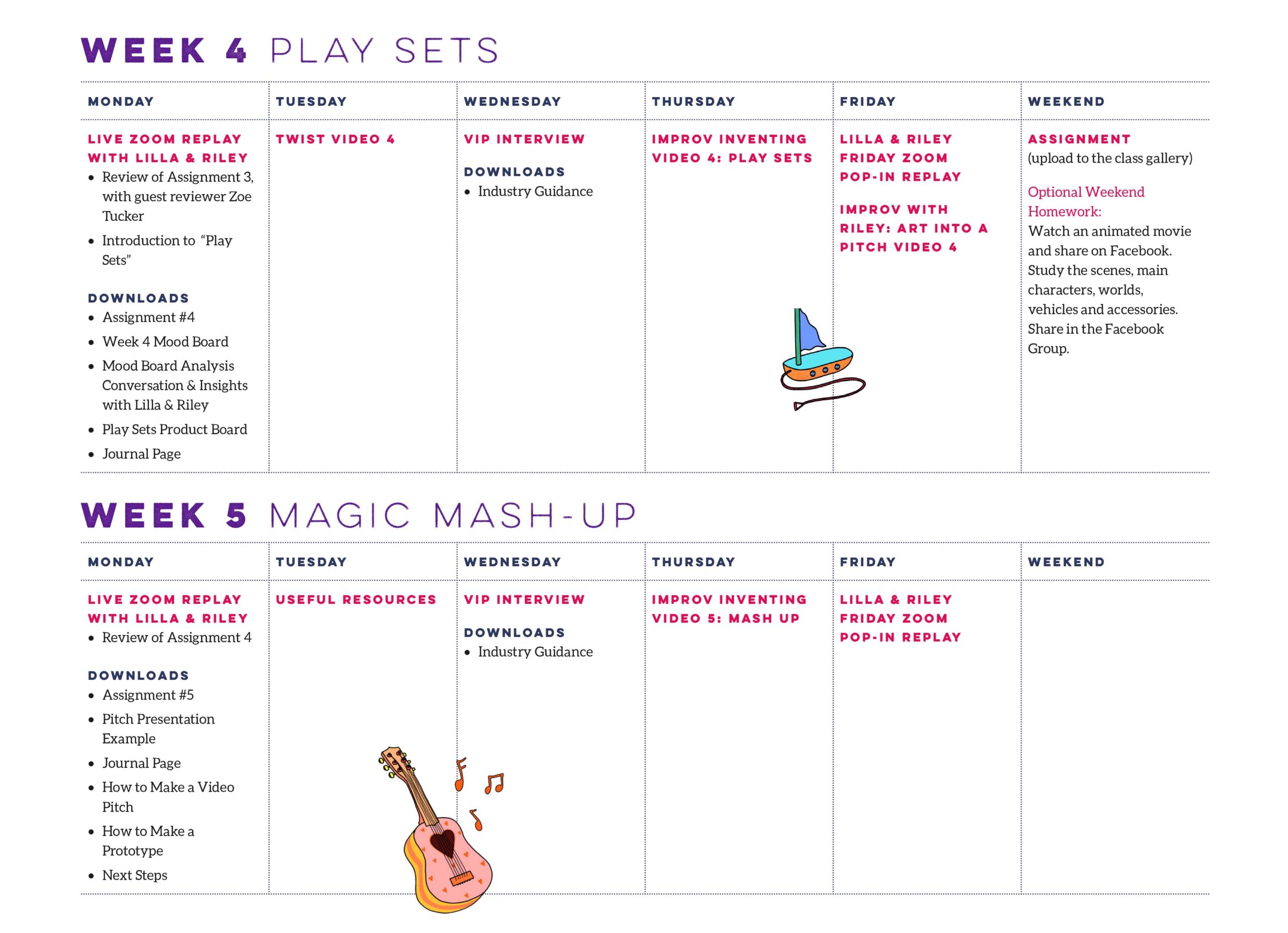 MATS MTP SCHEDULE 2022 SELF PACED WK4 5