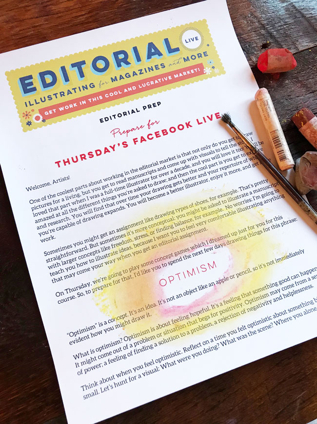 Get your FREE Editorial LIVE #MATSprep 3 MATS prep Optimism Make Art That Sells Get your FREE Editorial LIVE #MATSprep