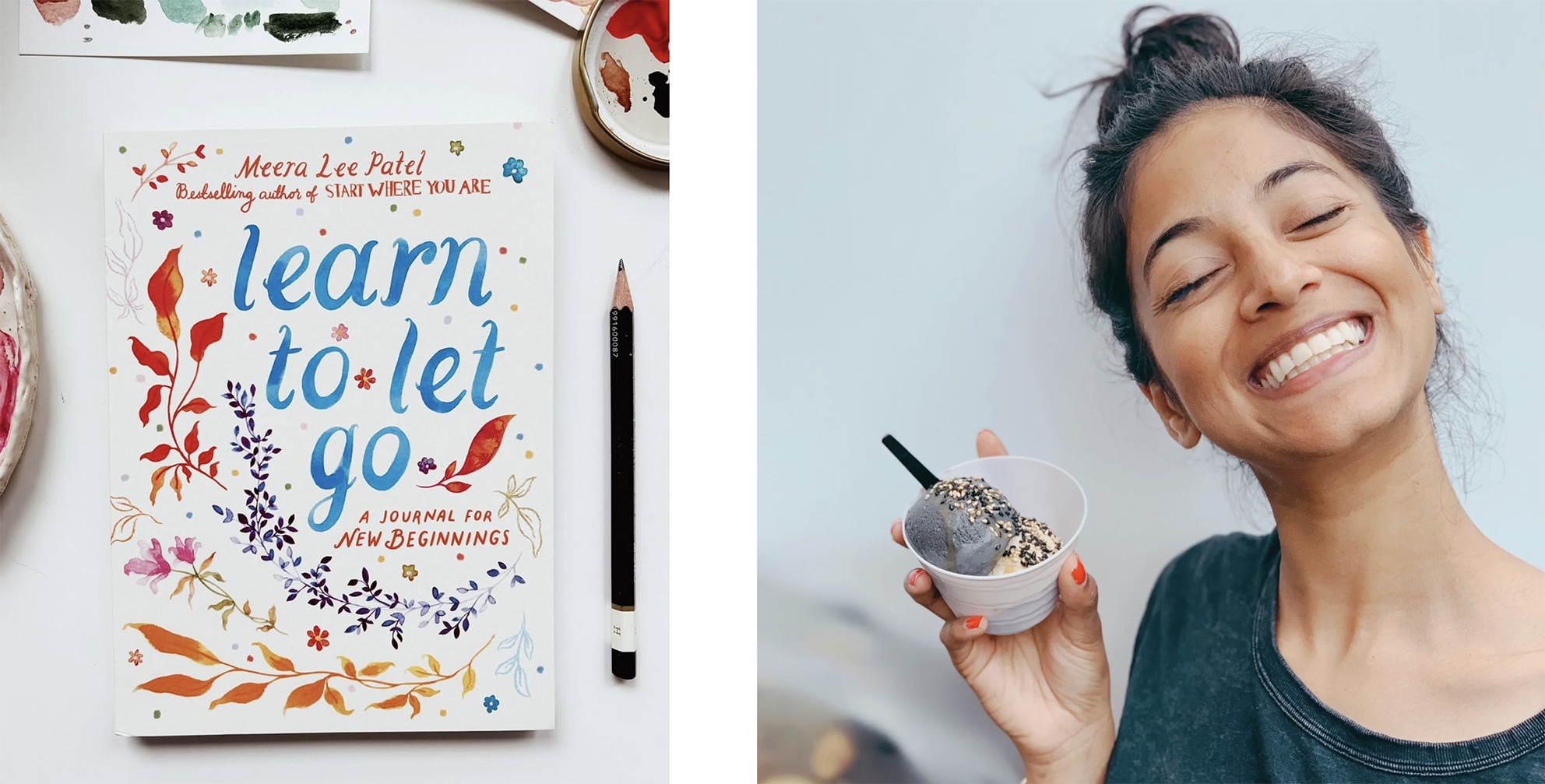 Meera and book Meera and book