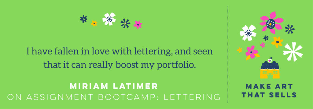 Miriam lettering rect