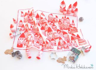 MATS Alumni Festive Showcase 2016 - part 6 23 Mirka Hokkanen TeaTowel and elves 1 Make Art That Sells MATS Alumni Festive Showcase 2016 - part 6