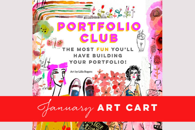 PC January Lilla's Art Cart