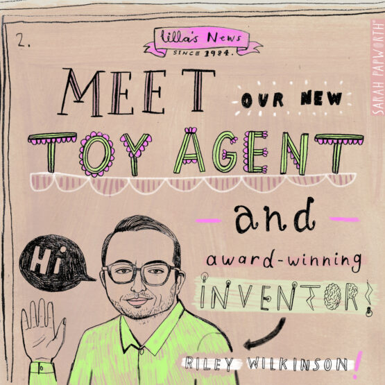 Papworth PP lettering riley2 Make Art That Sells Big news: meet the new art agent joining Lilla Rogers Studio!