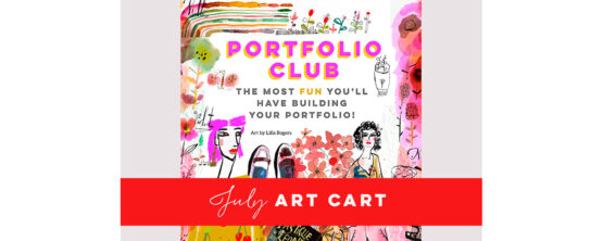 Portfolio Club Art Cart July graphic Portfolio Club Art Cart July graphic