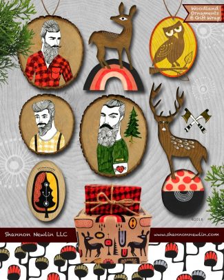 Bootcamp Student Showcase part 2 - Lumberjack Ornaments: Lilla's Top Picks! 87 SHANNON NEWLIN APRIL 650x813 Make Art That Sells Bootcamp Student Showcase part 2 - Lumberjack Ornaments: Lilla's Top Picks!