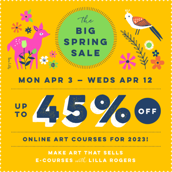 5 reasons you need My Semester of Art School 2 SPRING SALE SQUARE 2023 YELLOW