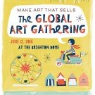 Sandrine Monnier Make Art That Sells Brighton event poster design winner!