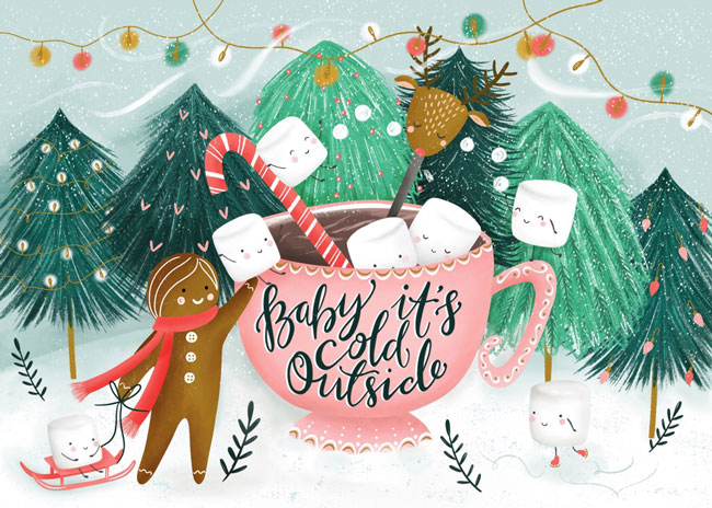 Sarah Knight Make Art That Sells Happy holidays from MATS! REVEALED: our winning holiday card! Plus our holiday gift to you