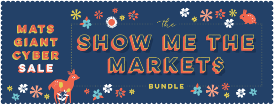 Show me markets bundle rect Make Art That Sells Our biggest sale of the year kicks off TODAY! Save up to 50% on EVERYTHING!