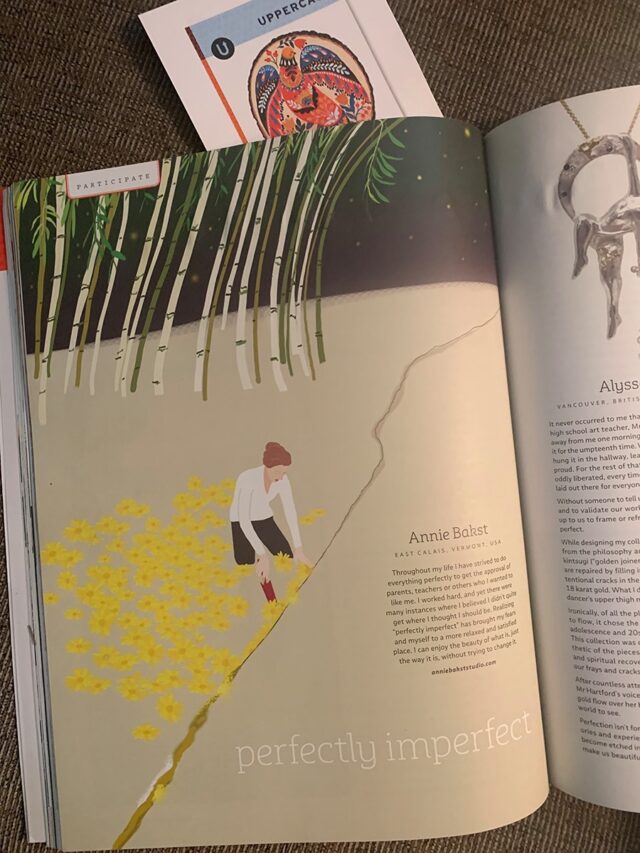 Discover the top 5 things you need to show in your portfolio to get a lucrative editorial career! 5 annie bakst wabi sabi uppercase Make Art That Sells Discover the top 5 things you need to show in your portfolio to get a lucrative editorial career!