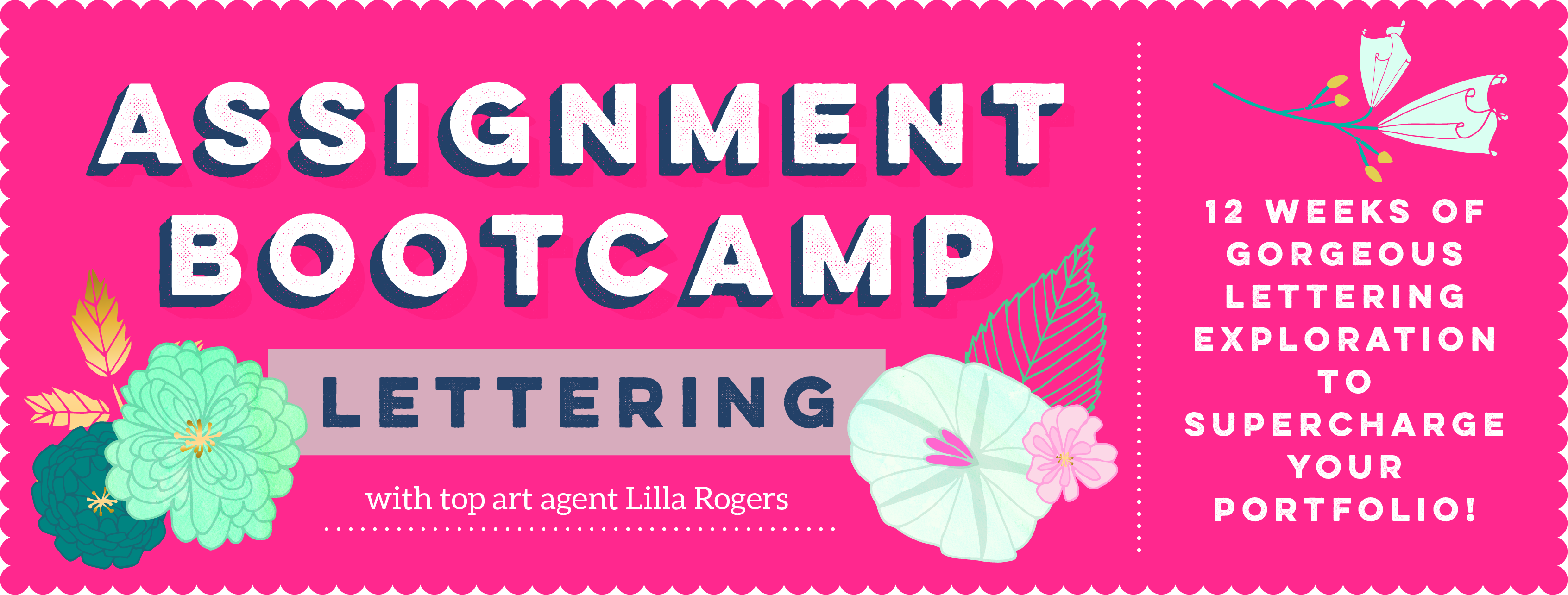 lettering course and artist interviews