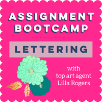 assignment bootcamp lettering lilla square 1 1