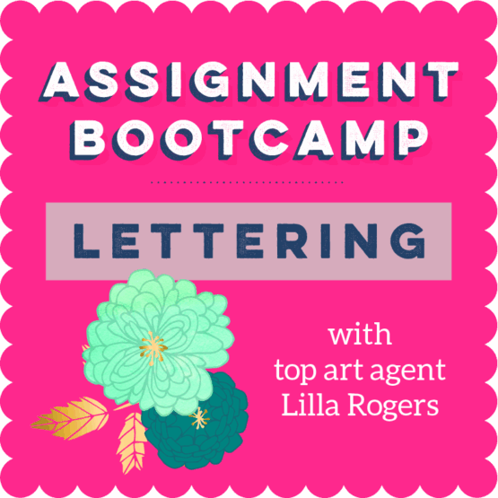 Sign up now for two months of joy! 3 assignment bootcamp lettering lilla square 1 1